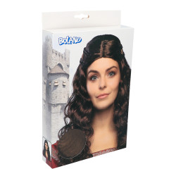 Hnedá historická parochňa pre ženy